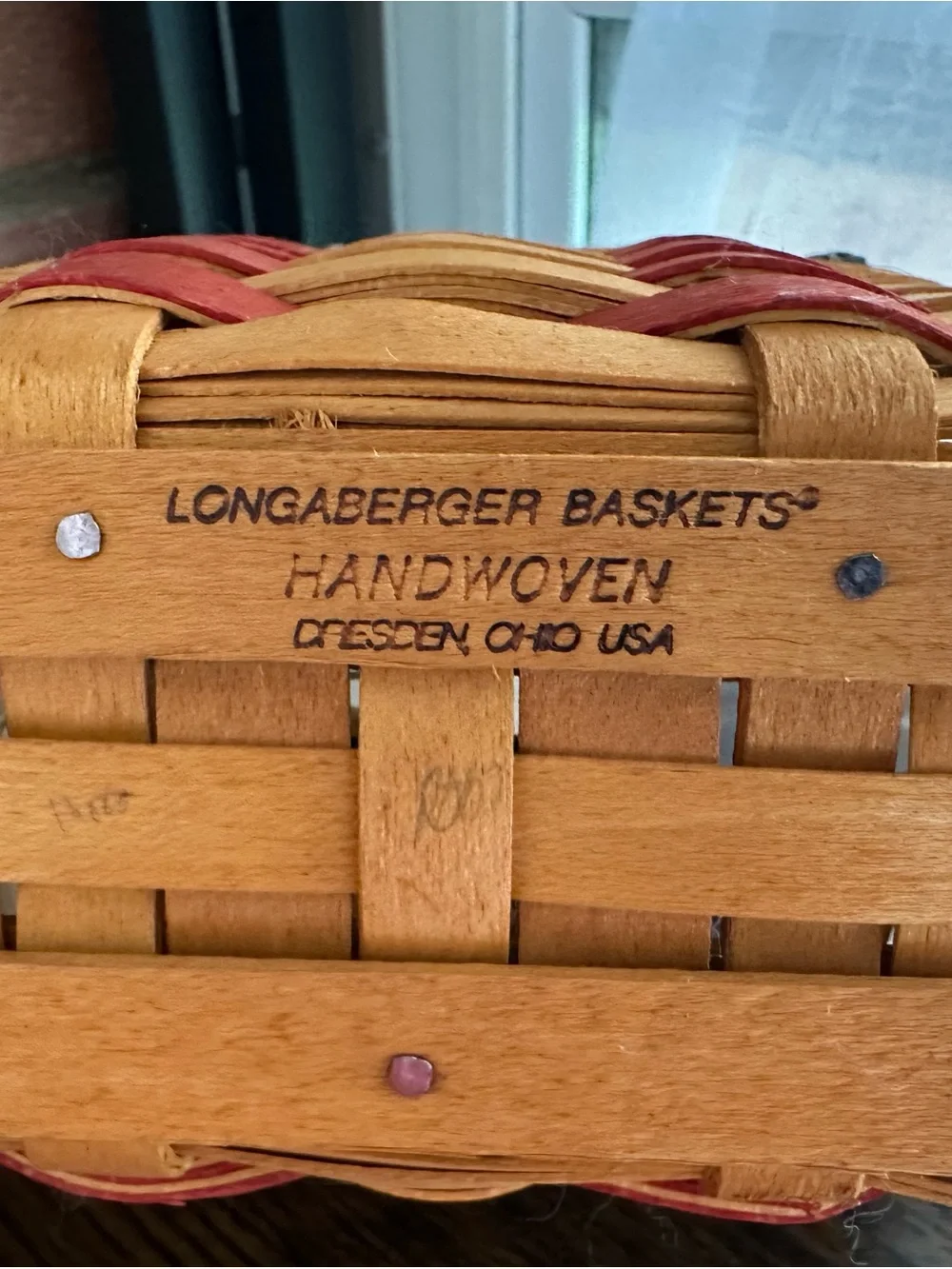 Longaberger 2001 Inaugural Basket